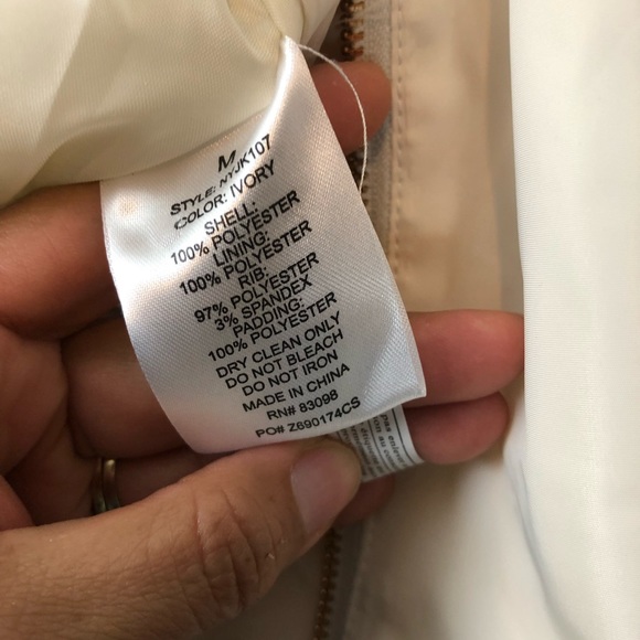 CI SONO Women Medium Jacket Off White Gold Off White Open Sides. - Picture 7 of 12